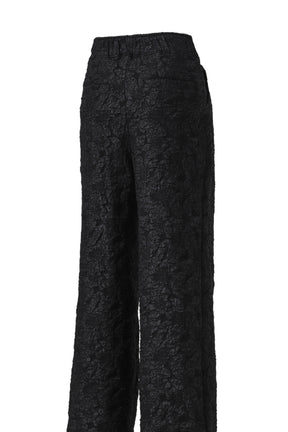 JACQUARD IN-TUCK PANTS