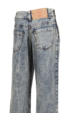 BACKWARDS JEANS WOVEN / BLUE
