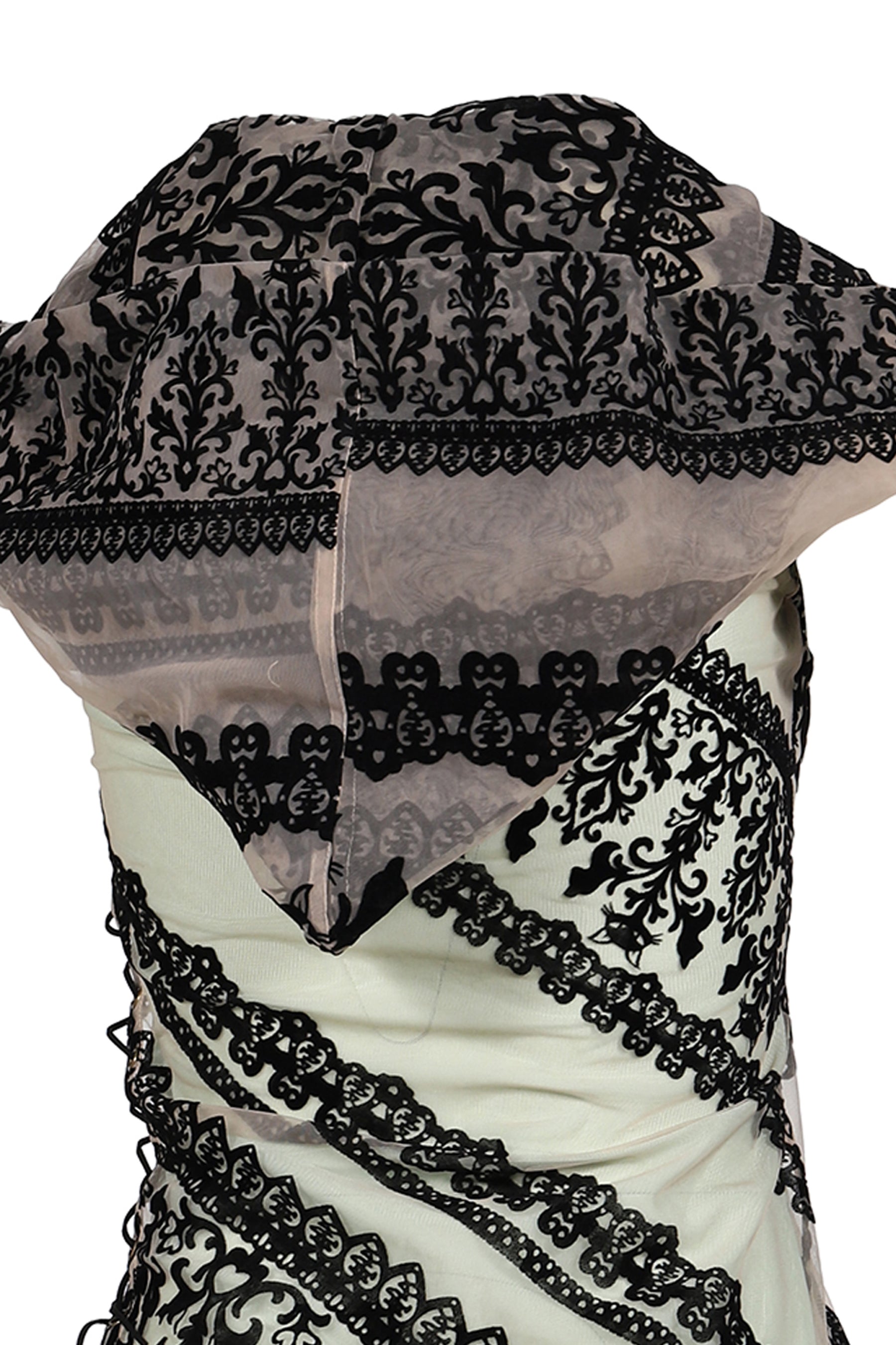 MINT FELINE VEIL / GRN/NUDE