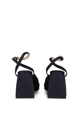 BULLA 90 HEEL PLATFORM / JEANS