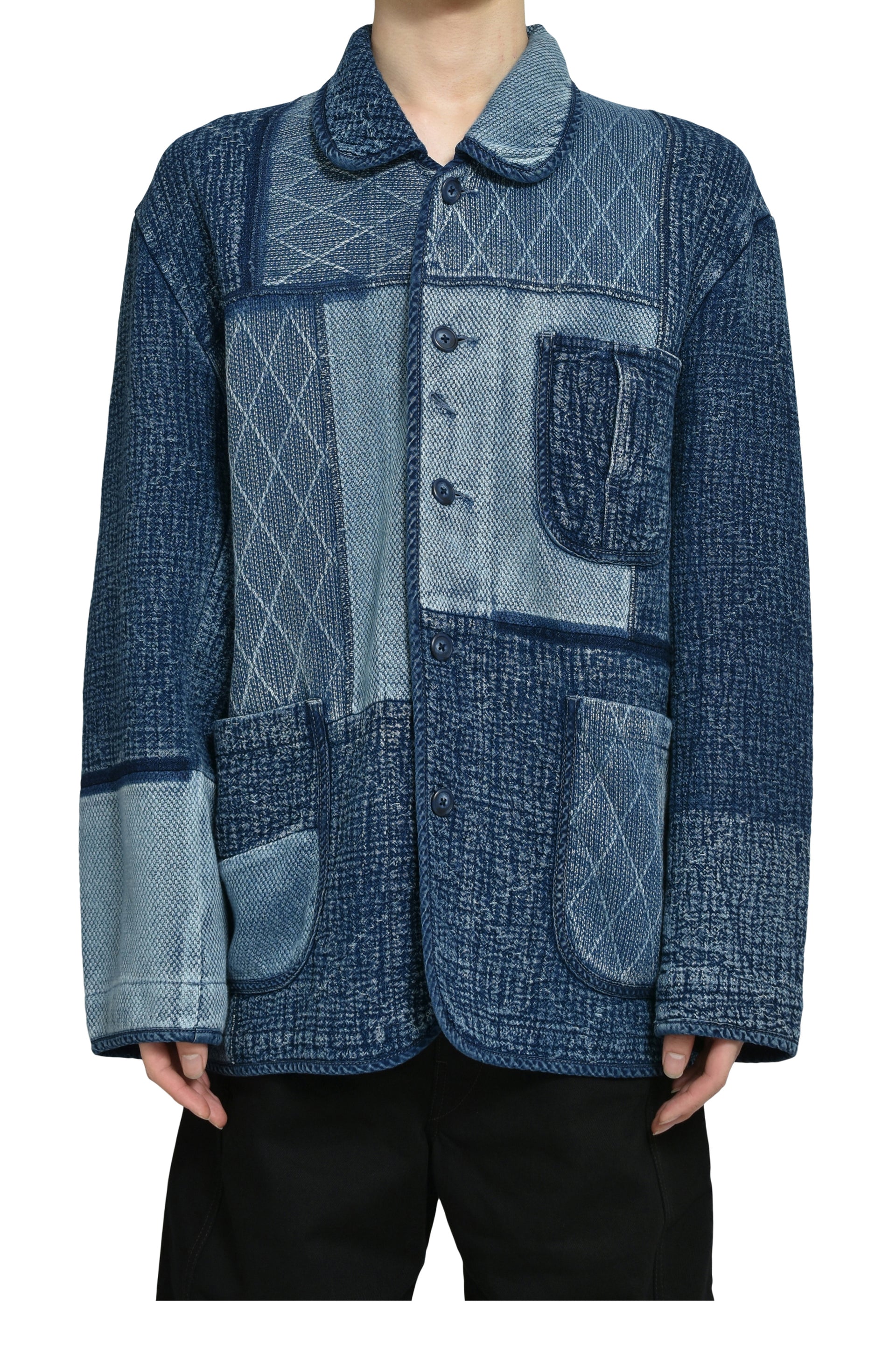 BOW WOW FW25 Paint-Stained Engineer's Coverall / Aged Ink