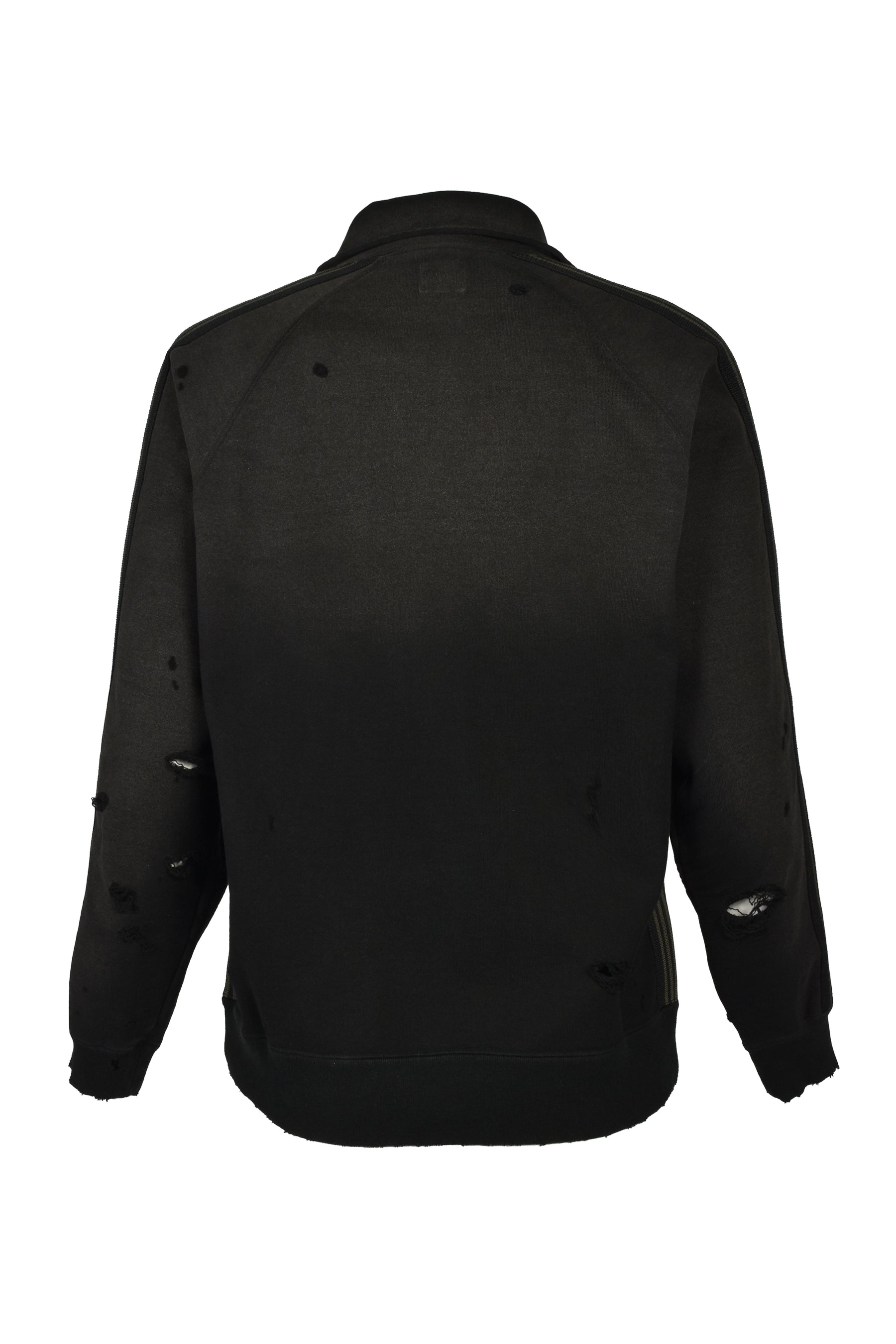 TRACK JACKET - COTTON JERSEY / DAMAGED (20TH EXCLUSIVE) / BLK