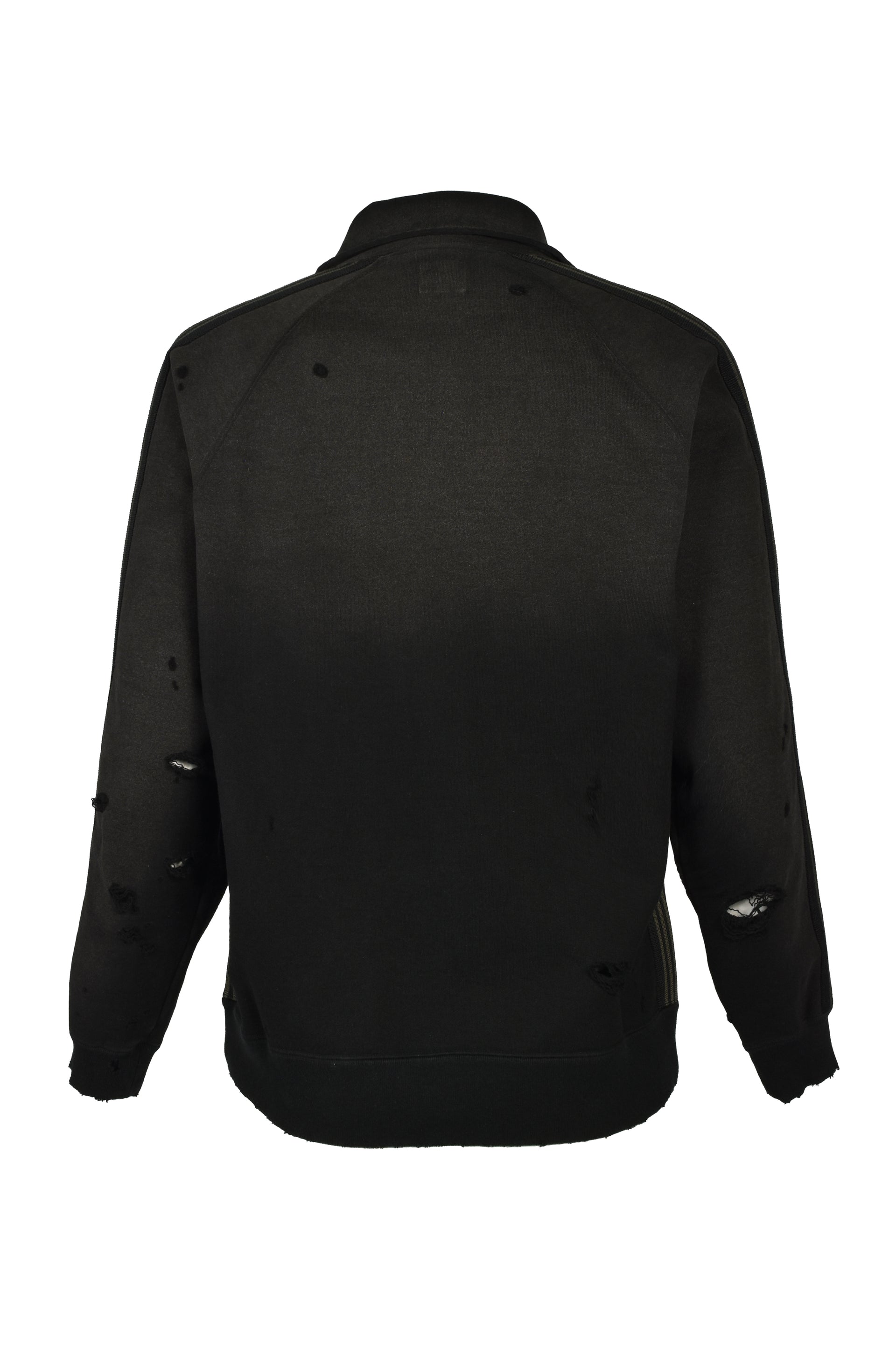 TRACK JACKET - COTTON JERSEY / DAMAGED (20TH EXCLUSIVE) / BLK
