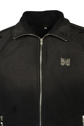 TRACK JACKET - COTTON JERSEY / DAMAGED (20TH EXCLUSIVE) / BLK