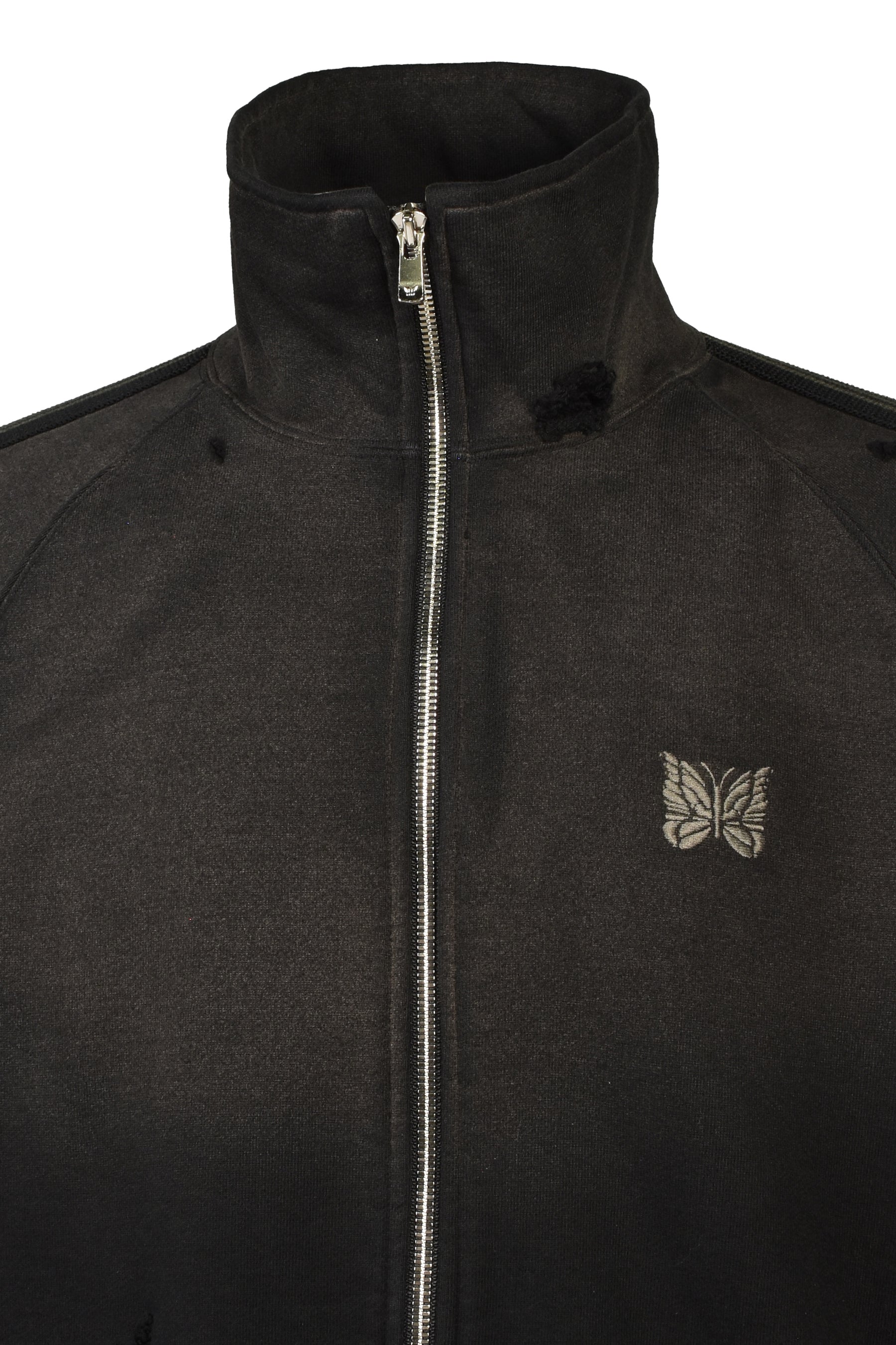 TRACK JACKET - COTTON JERSEY / DAMAGED (20TH EXCLUSIVE) / BLK