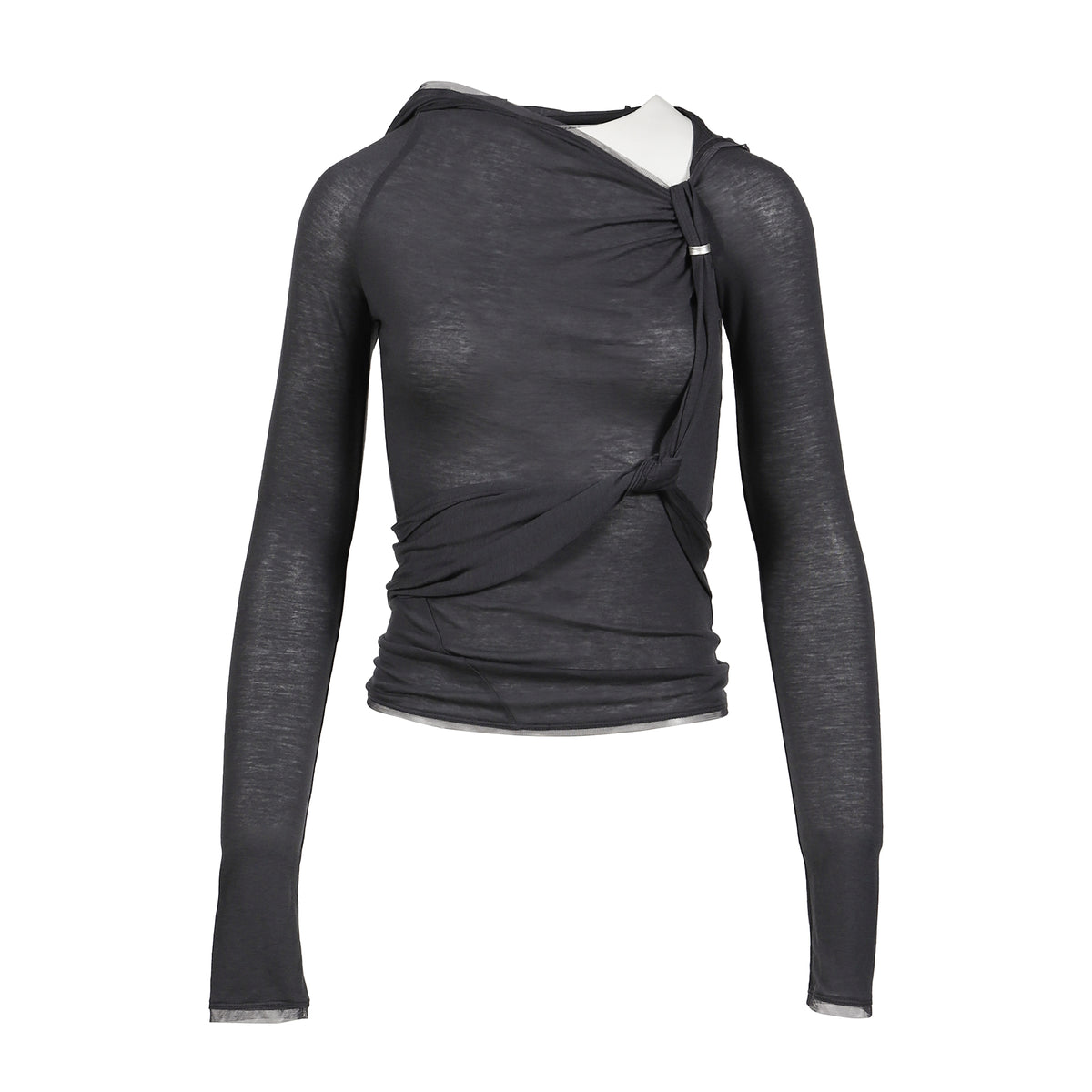 Hyein Seo Hyein Seo SS26 HOODED KNOT L/S / CHA - NUBIAN