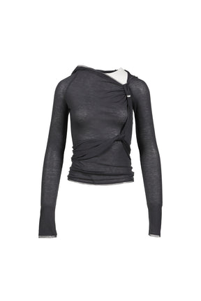 HOODED KNOT L/S / CHA