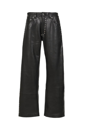 DAVID LEATHER PANT / BLK