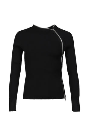 ヘリオットエミル HELIOT EMIL - エリオットエミル】TECTON ZIP TOP / BLACK