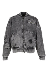 DOUBLE LAYERED DESTROYED BOMBER / GRY