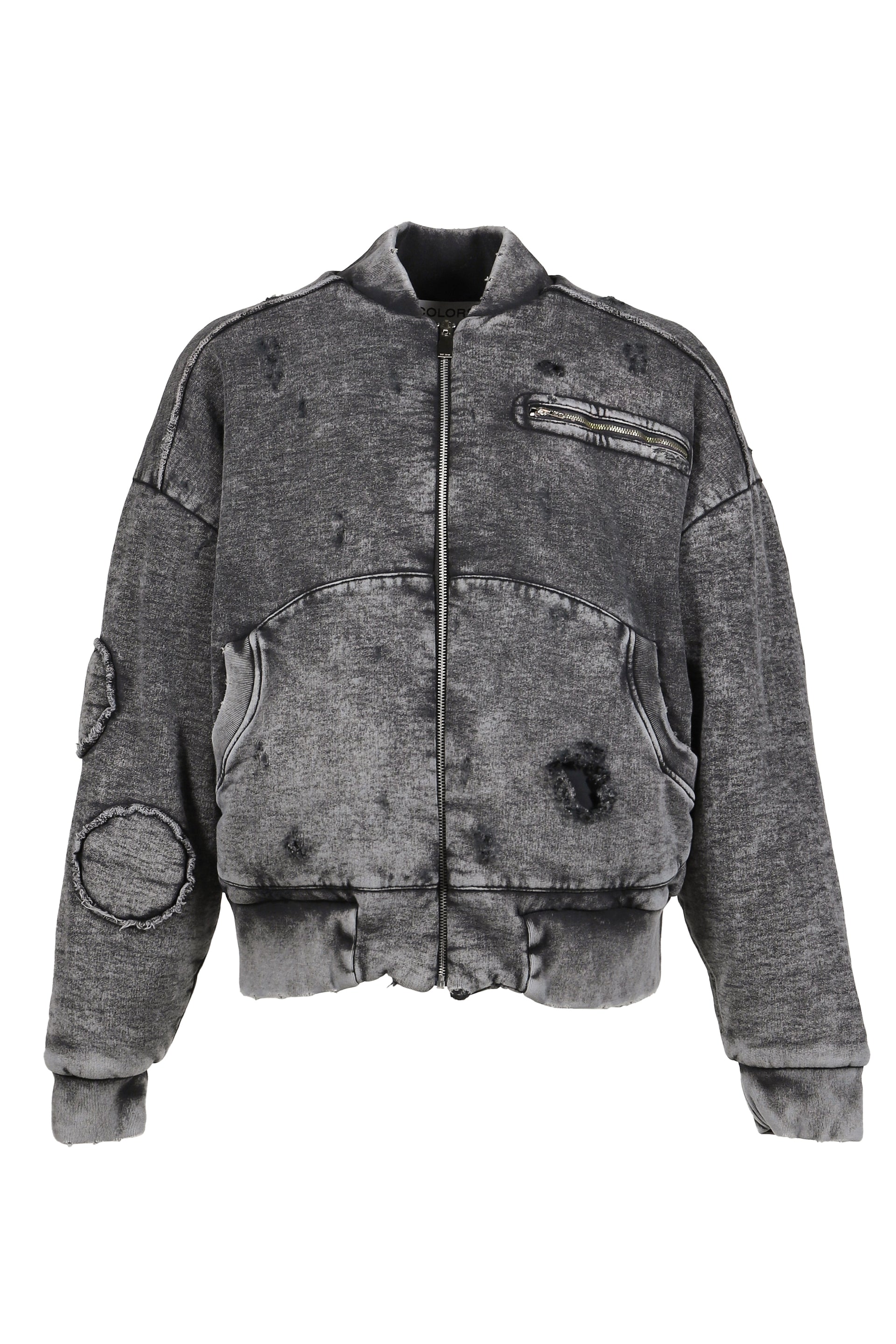 DOUBLE LAYERED DESTROYED BOMBER / GRY