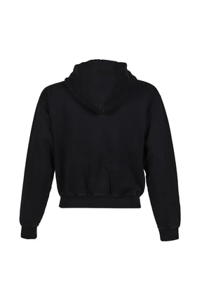 FUCK FITTED ZIP-UP HOODIE / BLK 