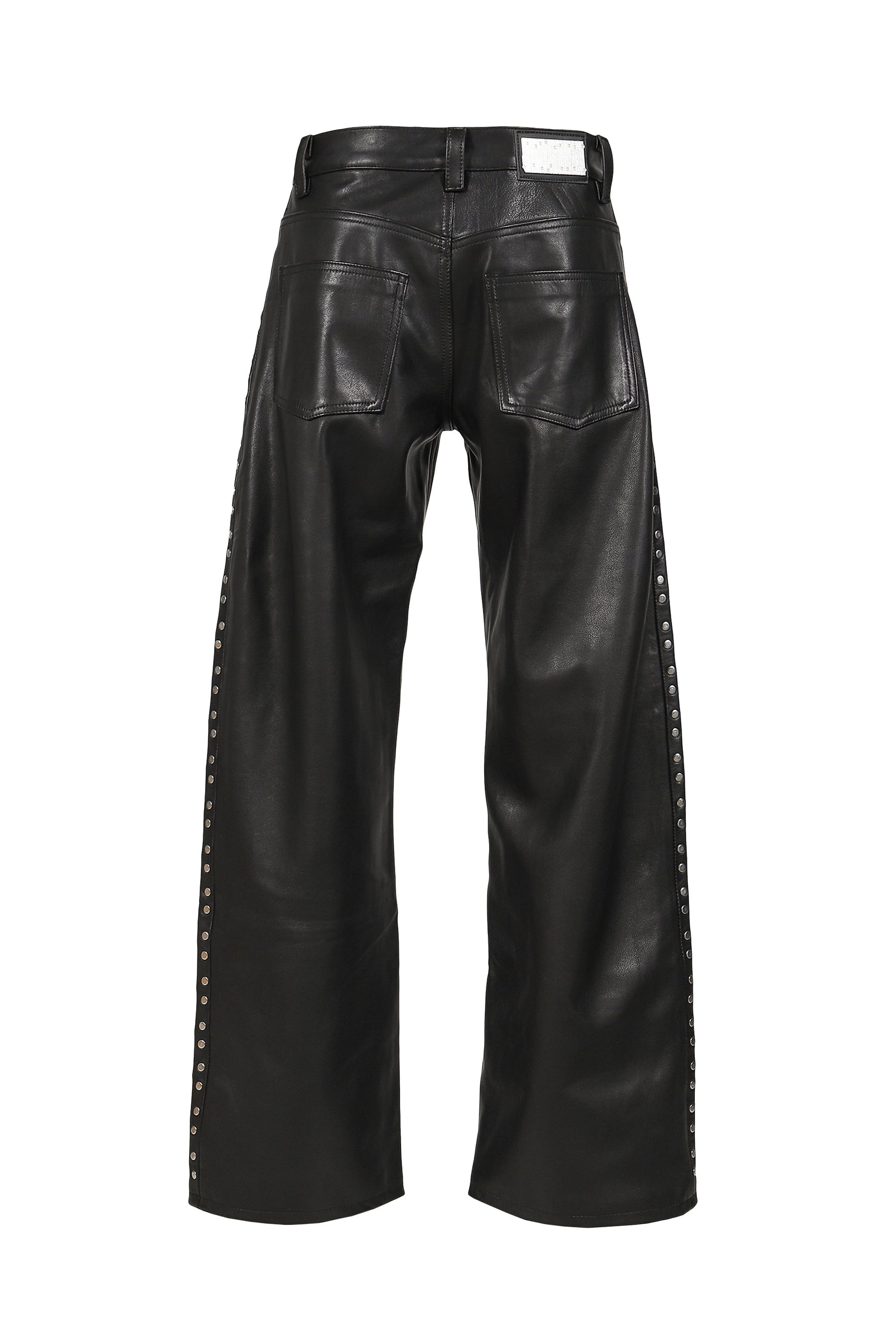 DAVID LEATHER PANT / BLK