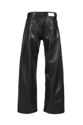 DAVID LEATHER PANT / BLK