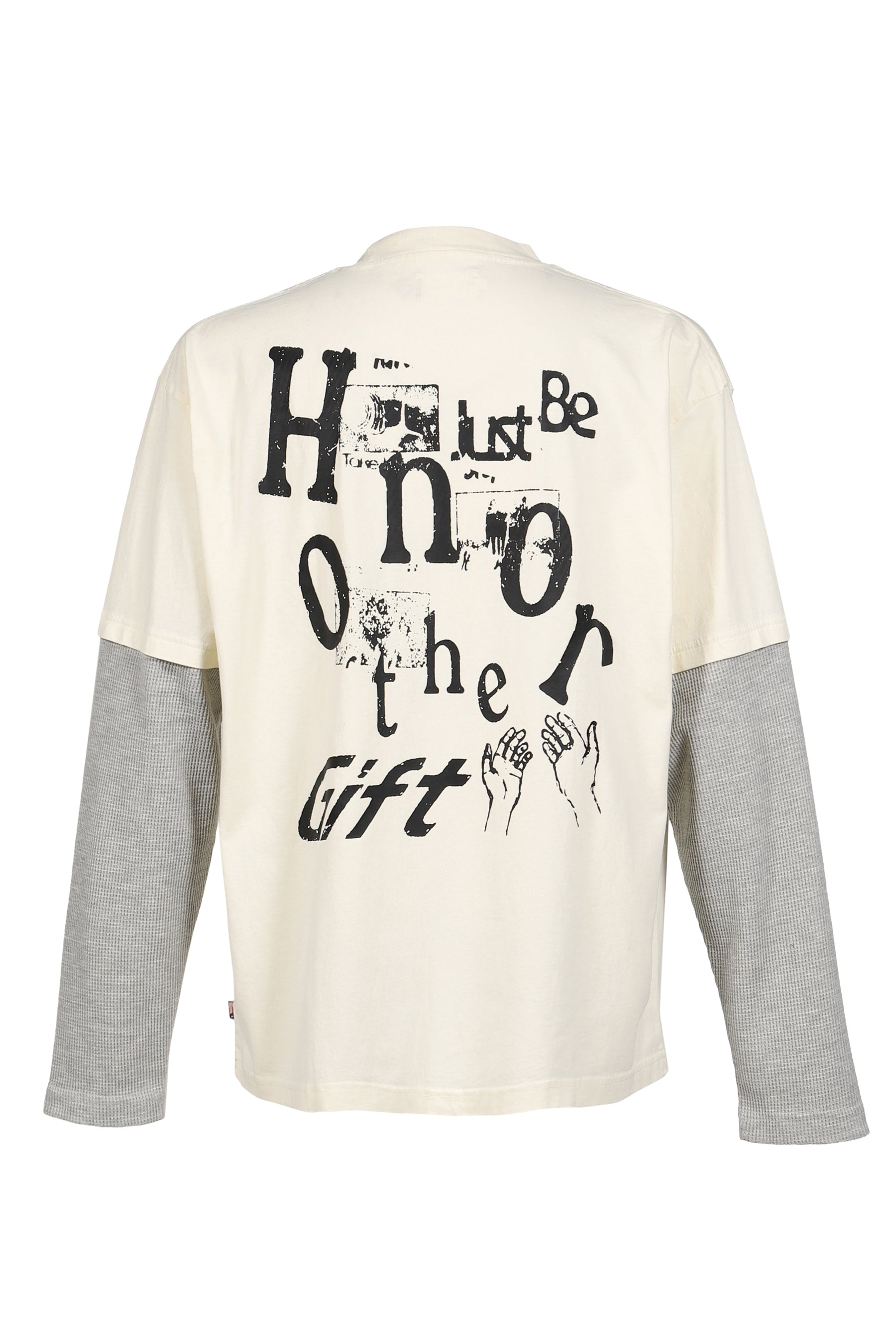 JUST BE L/S TEE / WHT