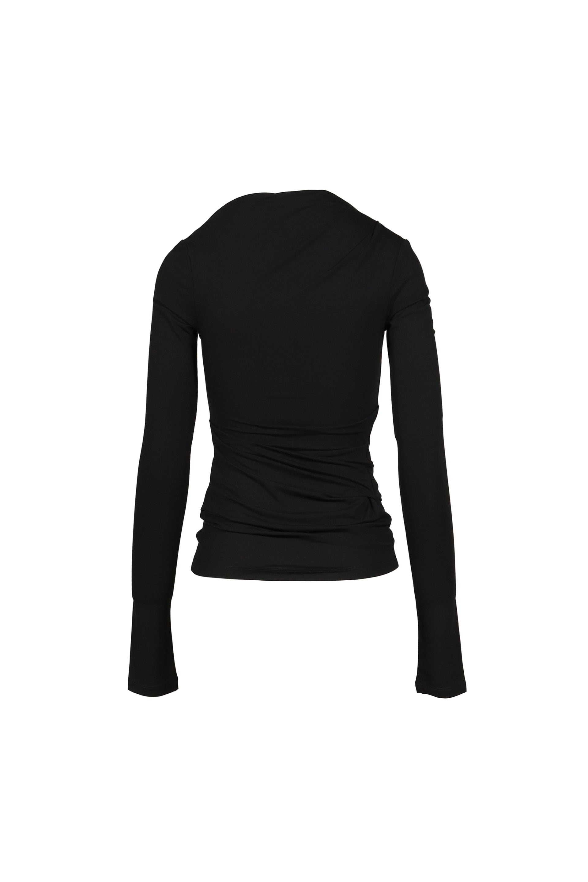 DRAPE TOP / BLK