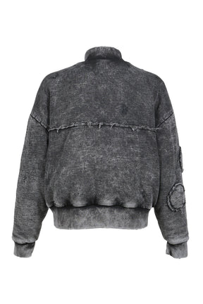 DOUBLE LAYERED DESTROYED BOMBER / GRY