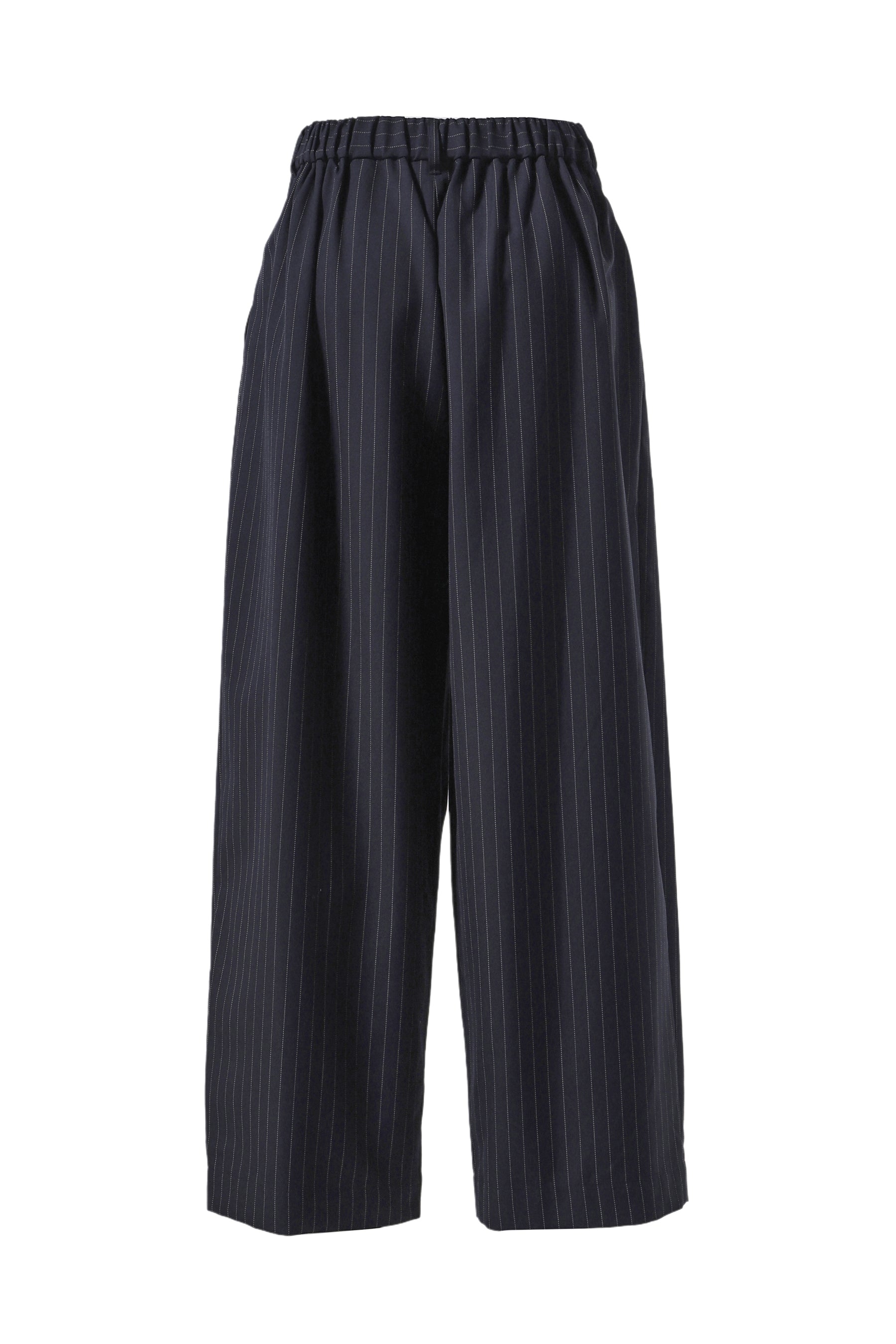 TACK BALLOON PANTS - GABARDINE / NVY