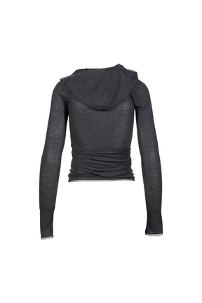 HOODED KNOT L/S / CHA