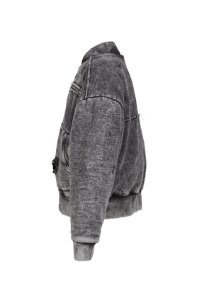 DOUBLE LAYERED DESTROYED BOMBER / GRY