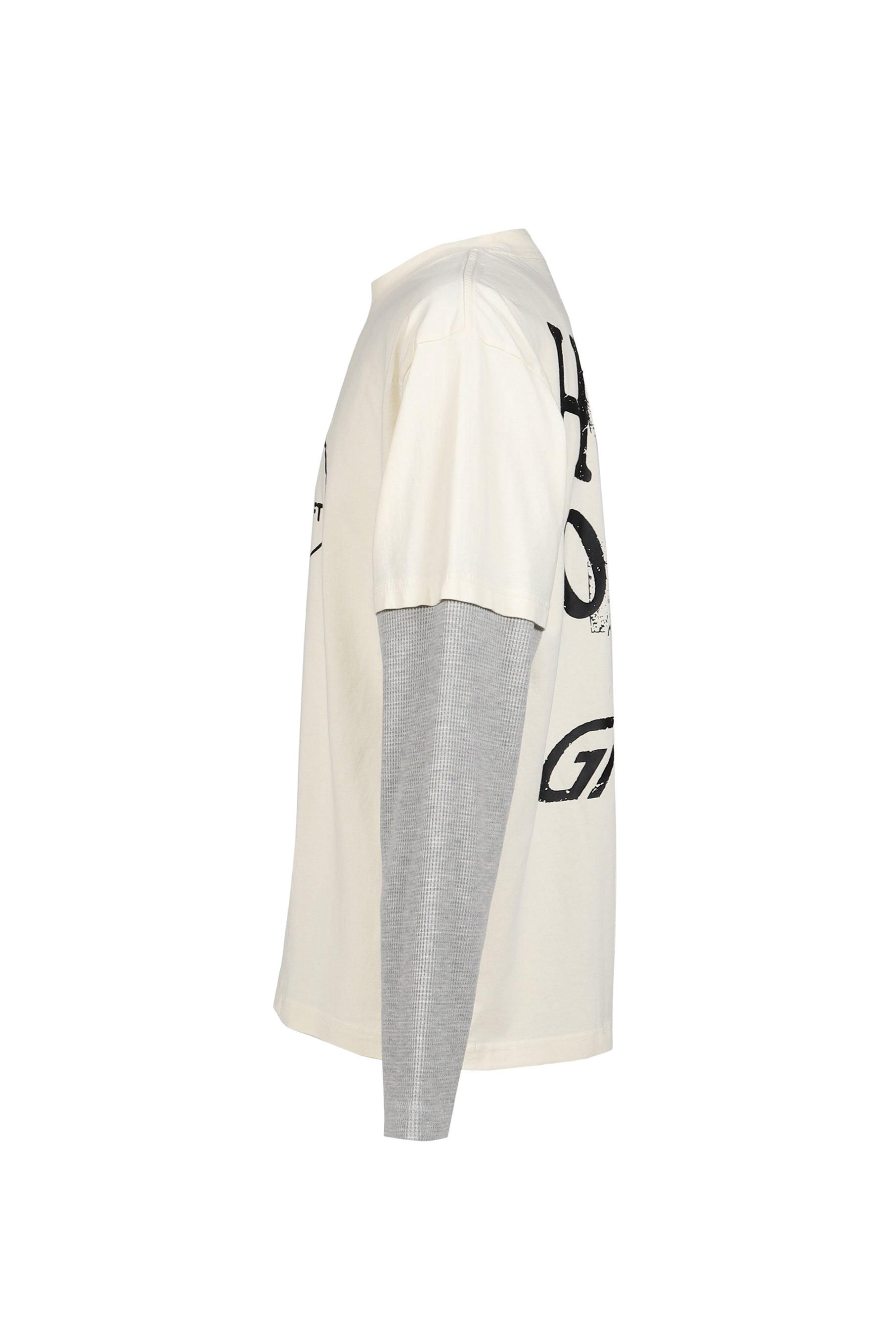 JUST BE L/S TEE / WHT