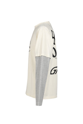 JUST BE L/S TEE / WHT