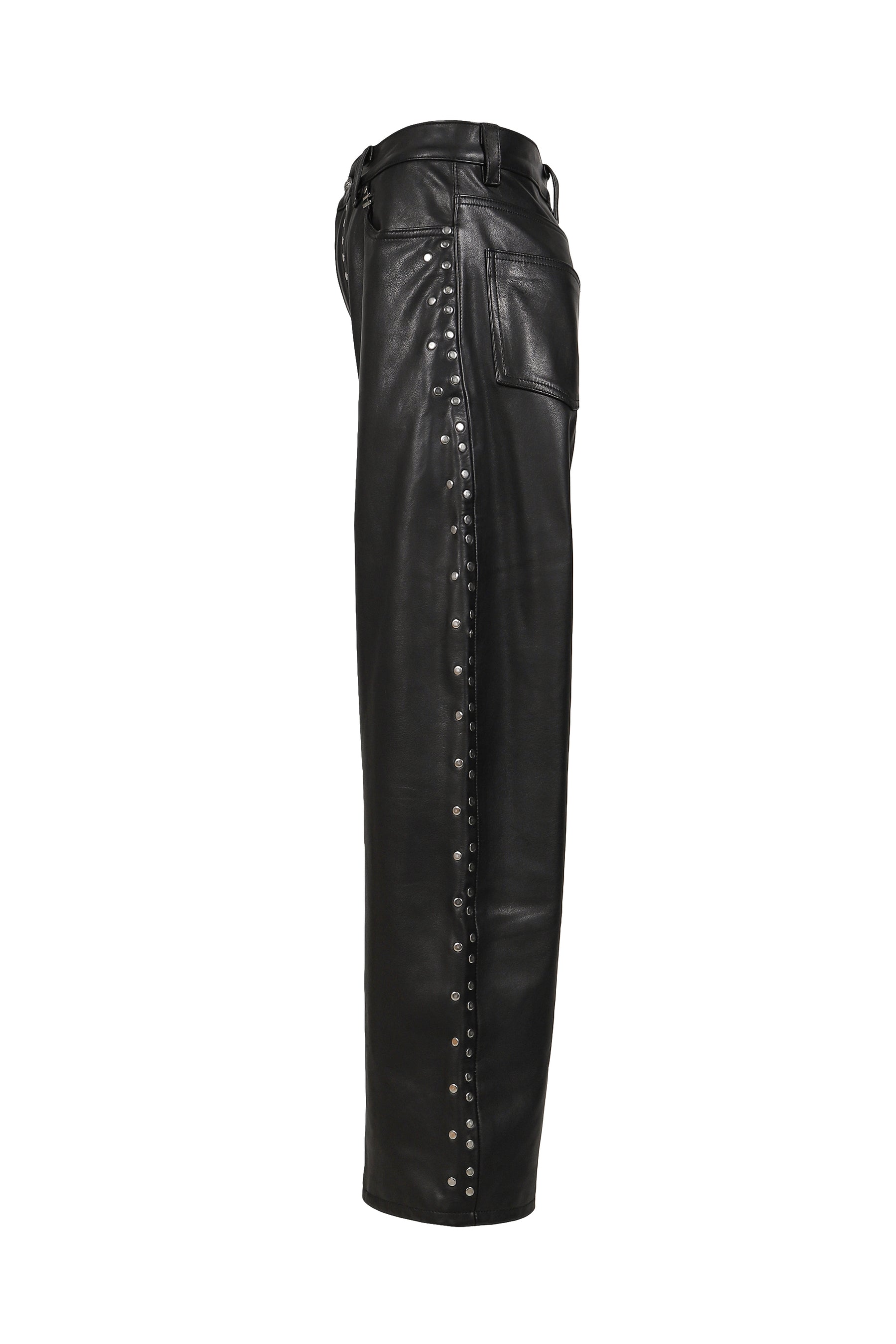 DAVID LEATHER PANT / BLK