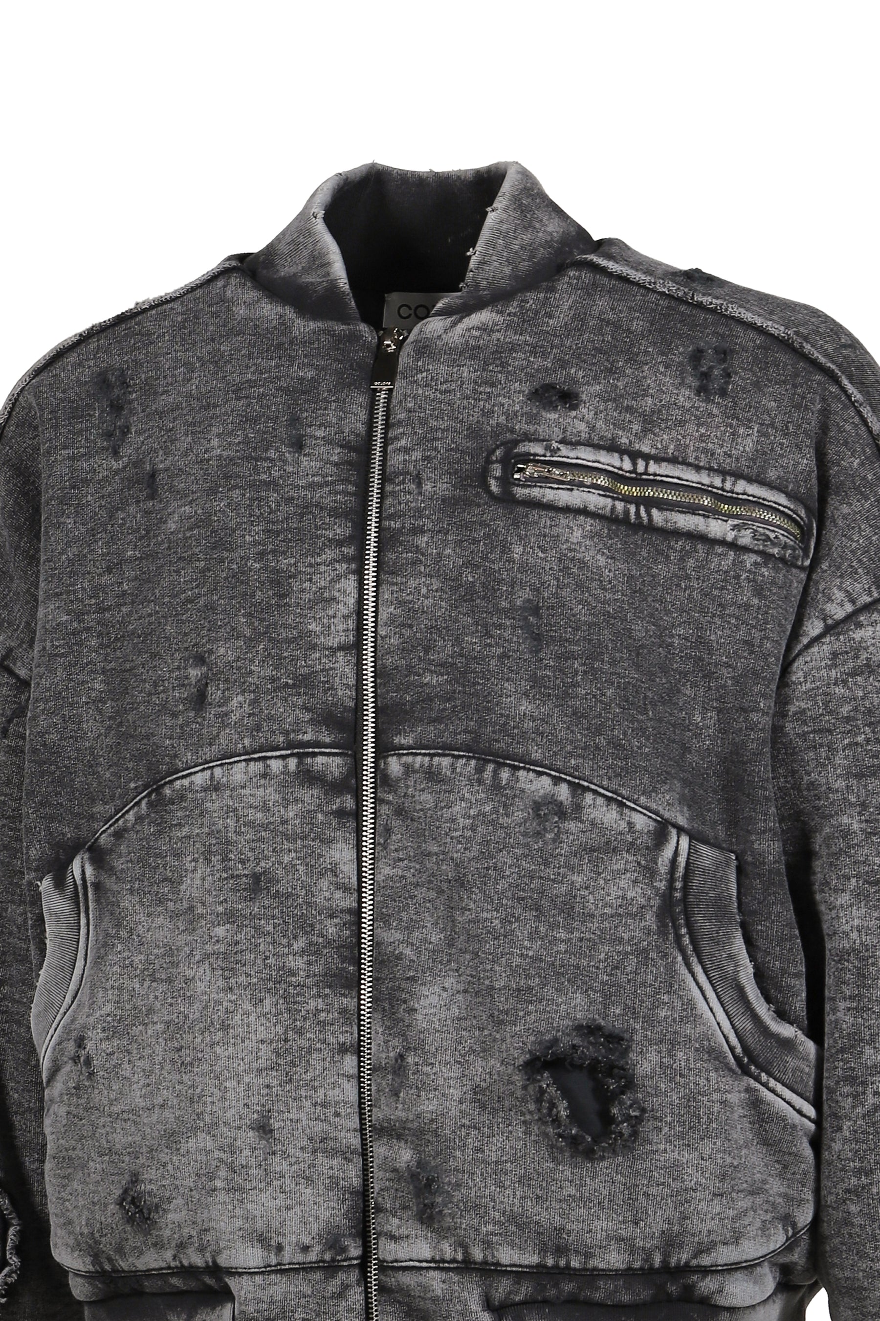 DOUBLE LAYERED DESTROYED BOMBER / GRY