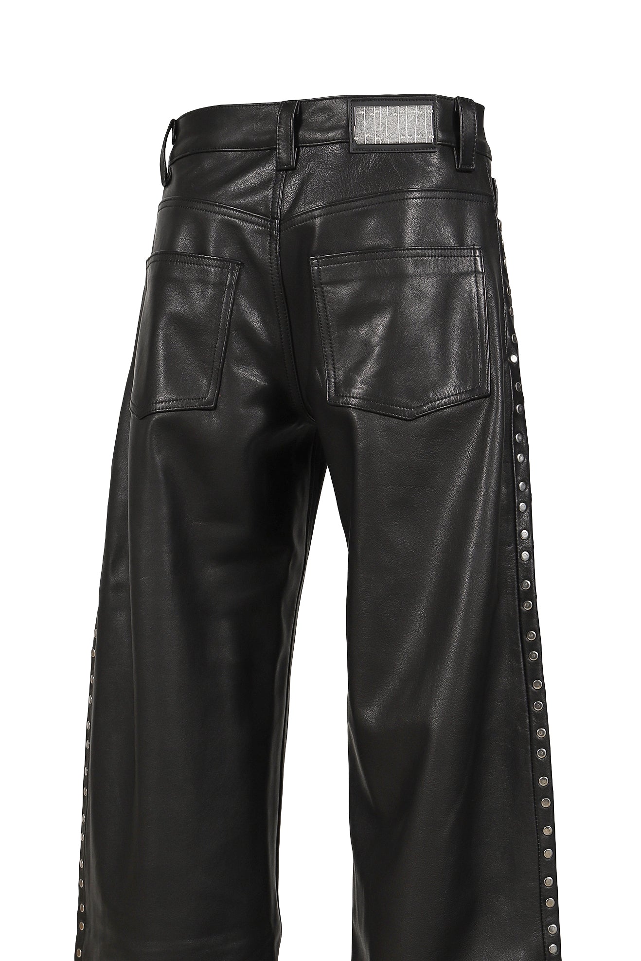 DAVID LEATHER PANT / BLK