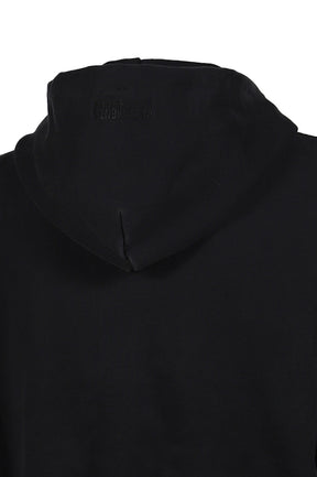 FUCK FITTED ZIP-UP HOODIE / BLK 