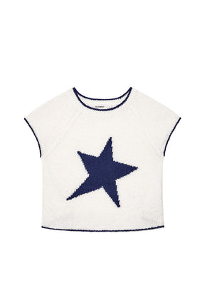 CANDY POP KNIT TOP / WHT