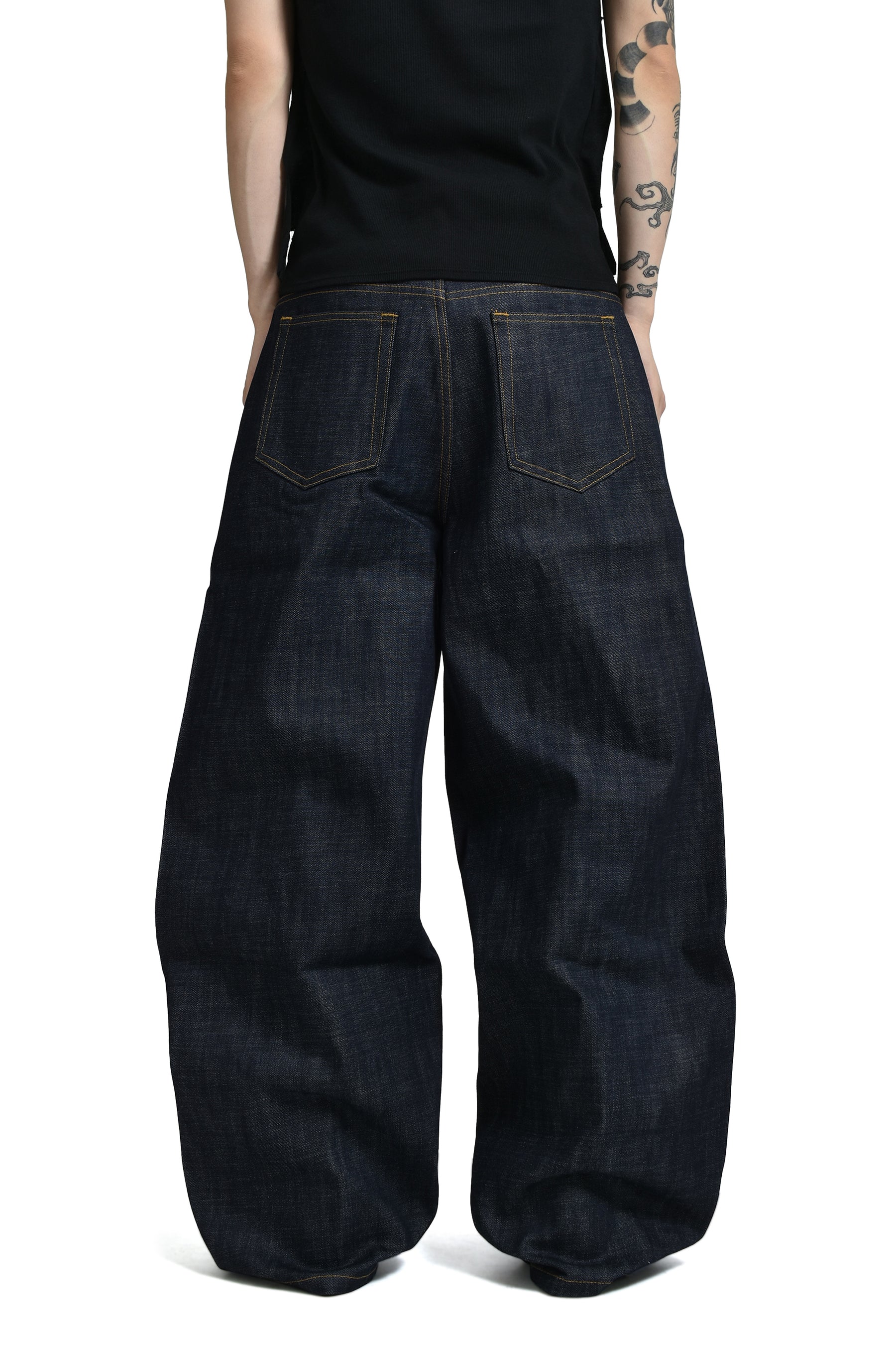 RAW DENIM JAPANESE ULTRA LOOSE FIT / BLU 