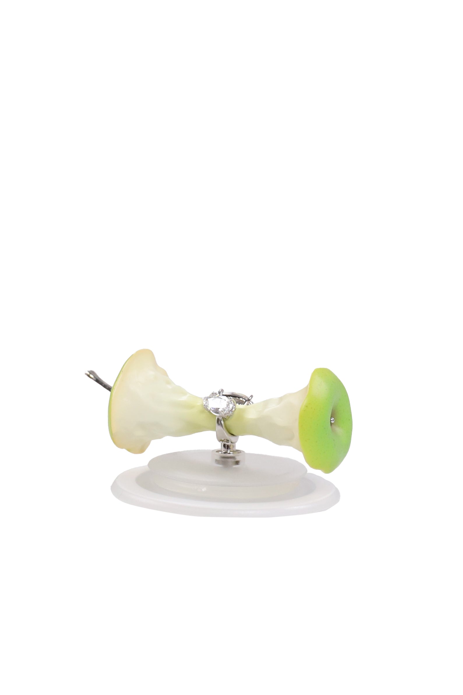 SPIN APPLE CORE PHONE HOLDER / GRN