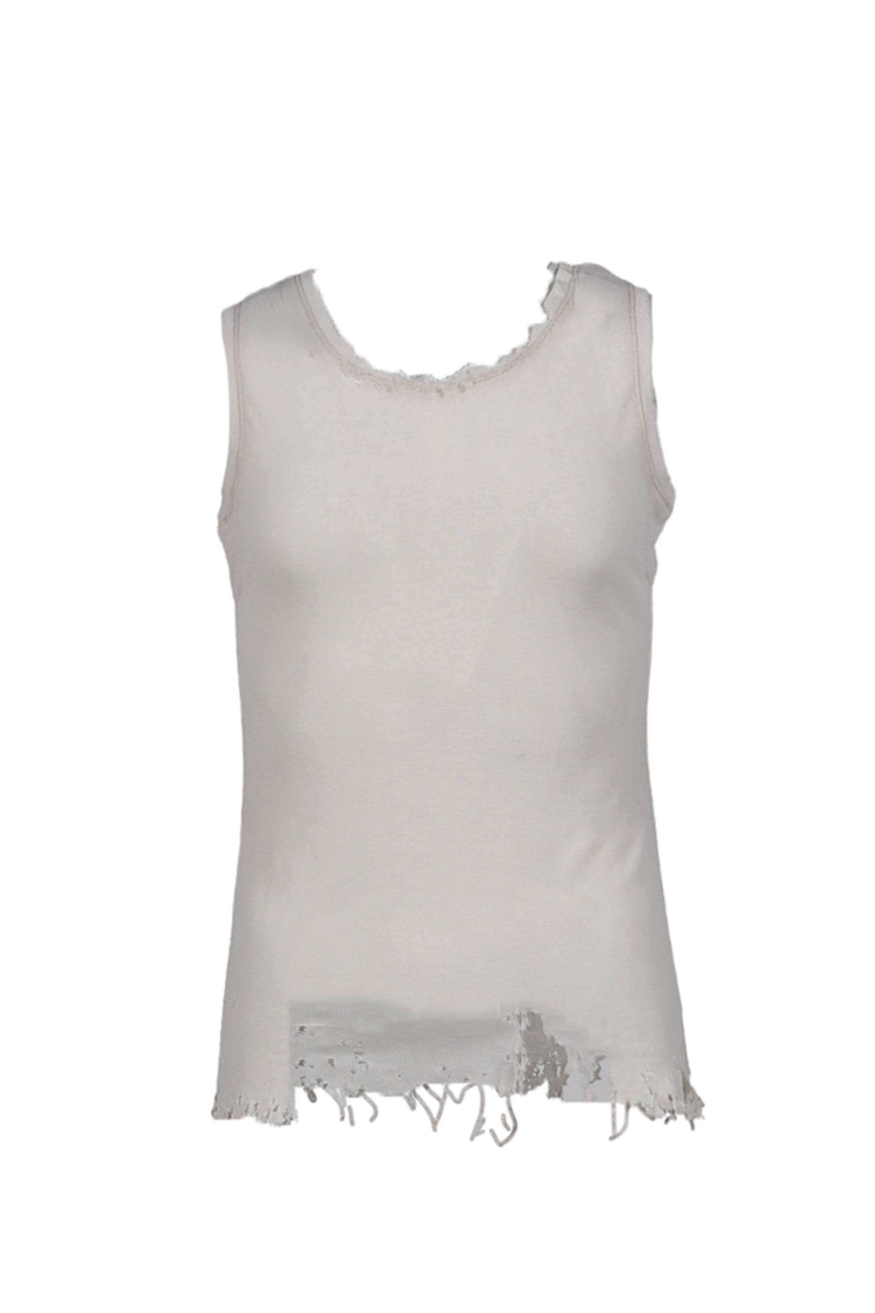 Esprit D'escalier WHITE “SCARRED" LS TOP / WHT