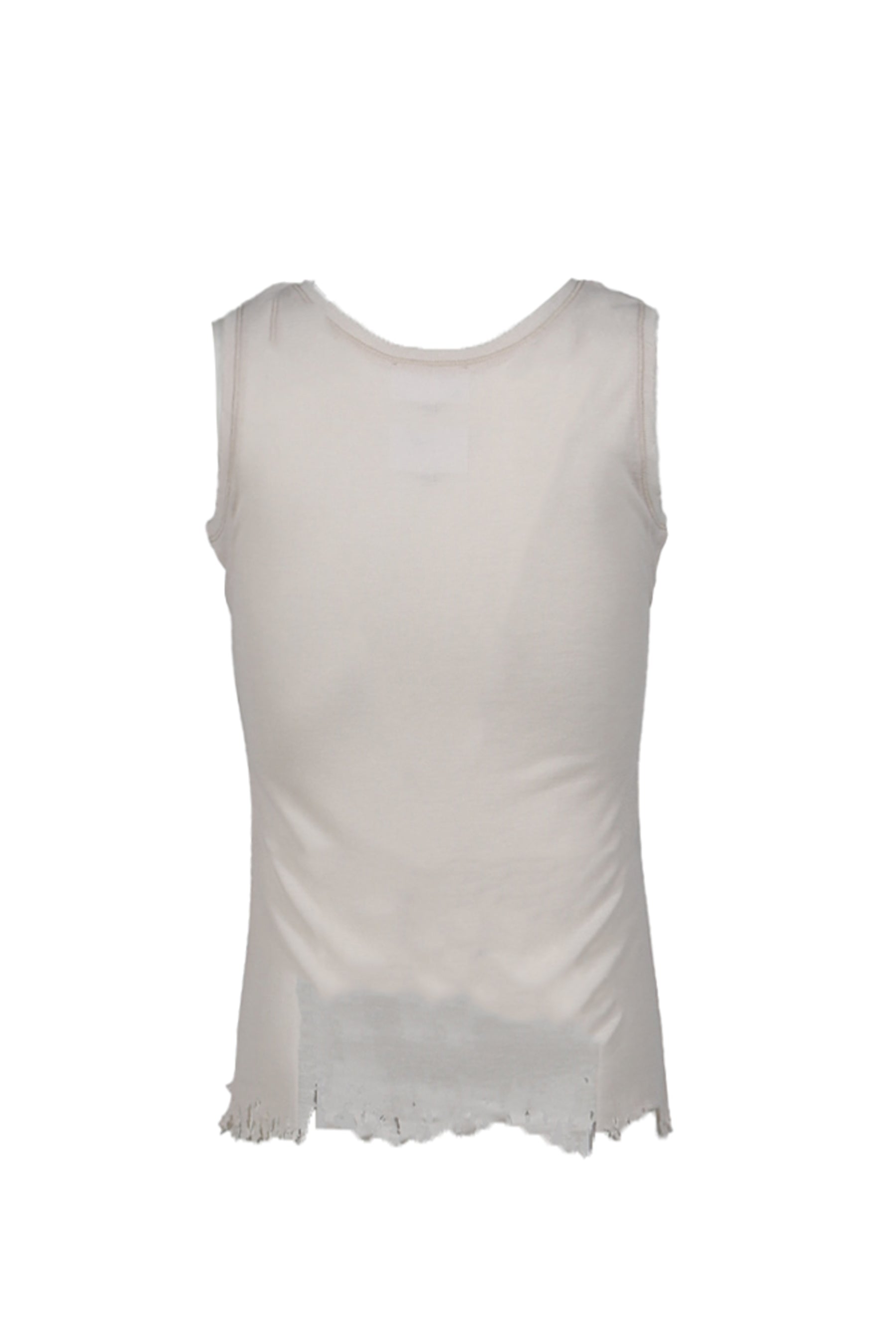 Esprit D'escalier WHITE “SCARRED" LS TOP / WHT