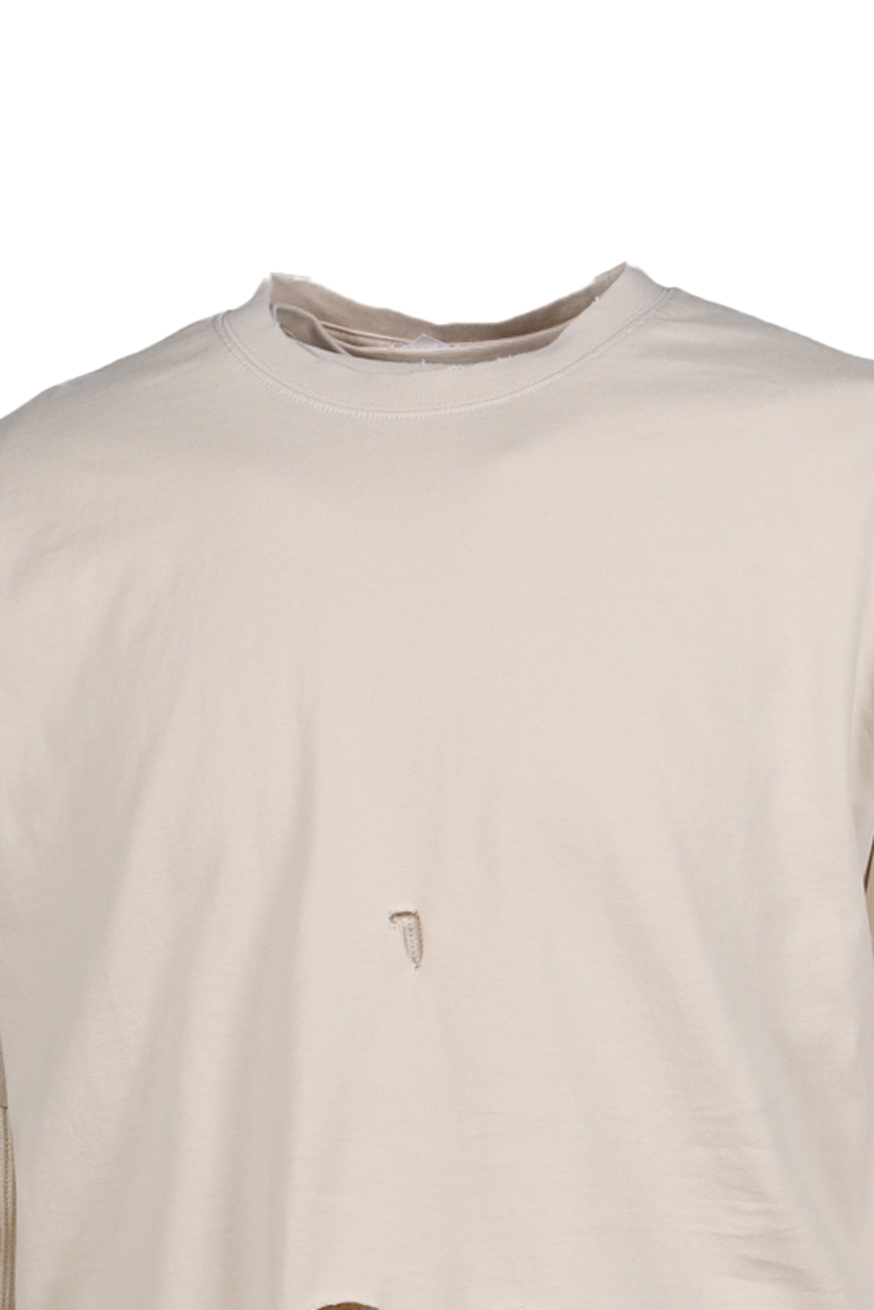 Esprit D'escalier WHITE “SCARRED" LS TOP / WHT