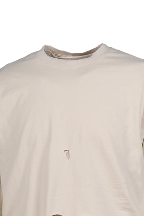 Esprit D'escalier WHITE “SCARRED" LS TOP / WHT