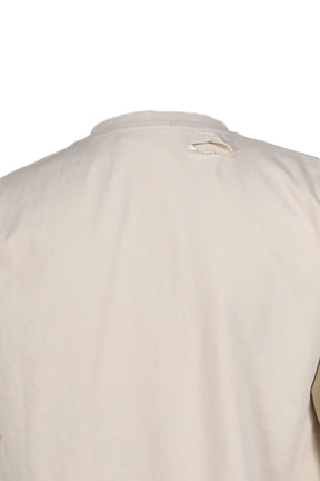 Esprit D'escalier WHITE “SCARRED" LS TOP / WHT