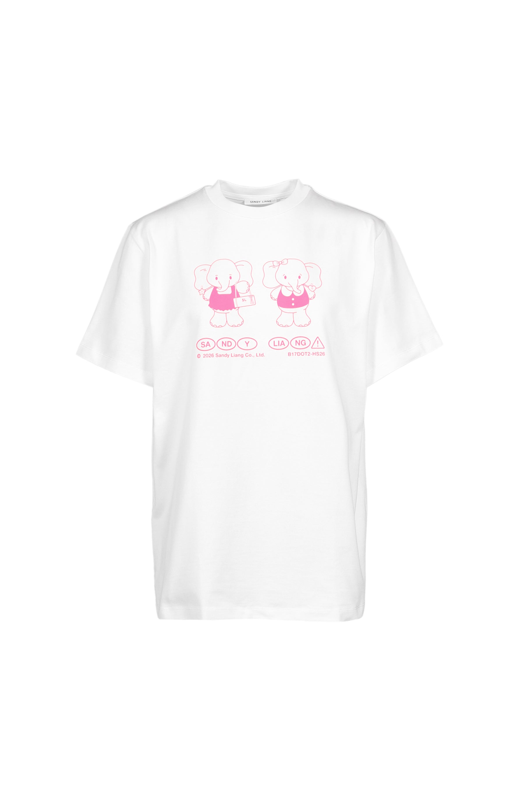 PEANUT BOXY TEE / WHT