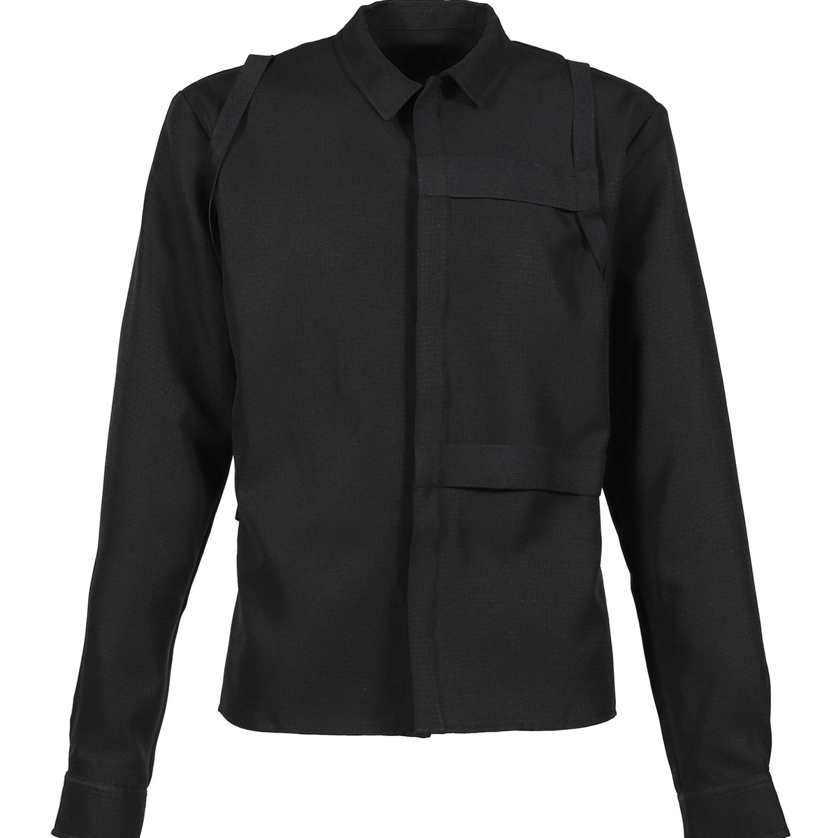 HELIOT EMIL エリオットエミル SS26 SINEW SHIRT / BLK - NUBIAN ヌビアン