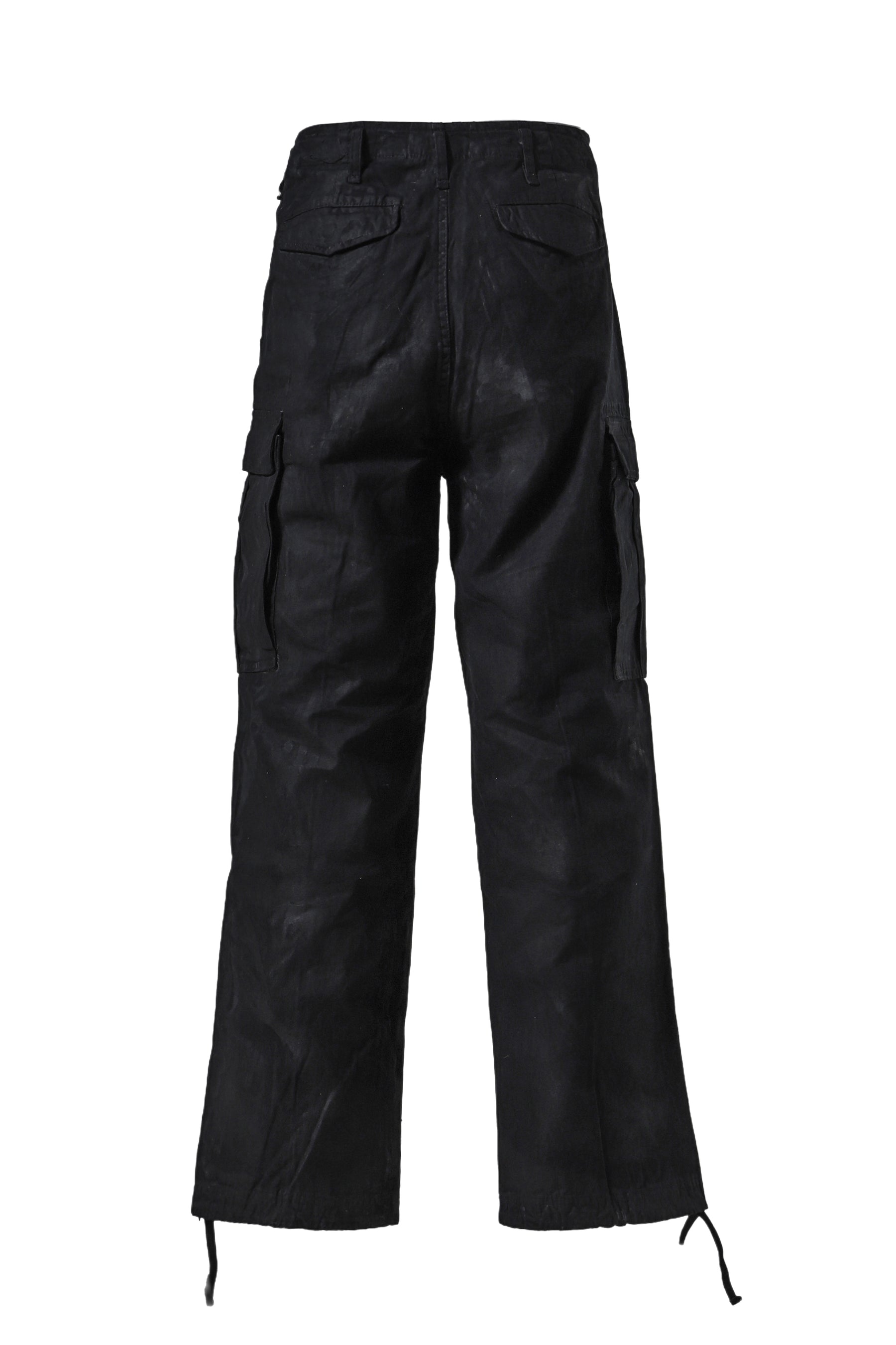 OILSKIN CARGO PANTS / BLK