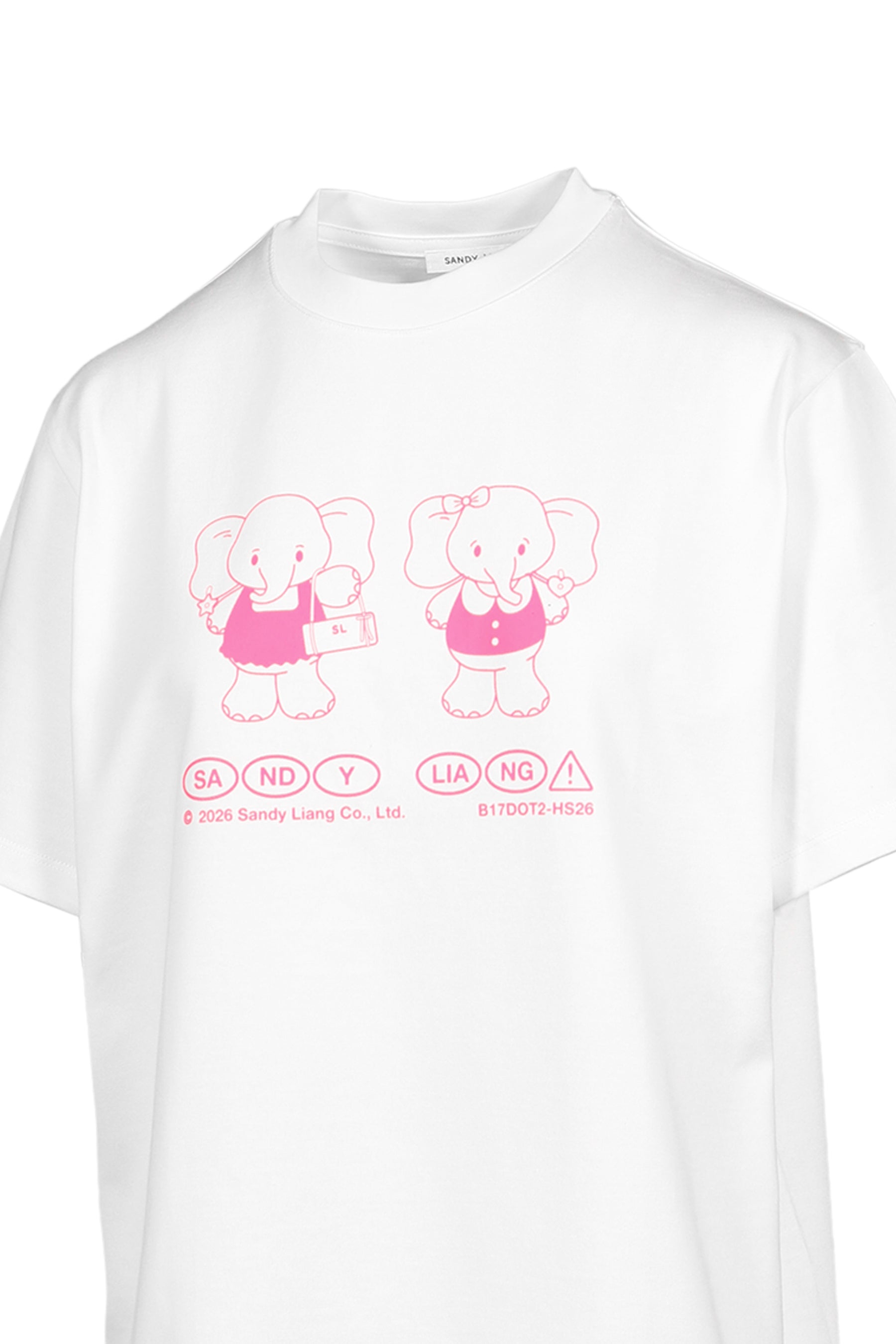 PEANUT BOXY TEE / WHT