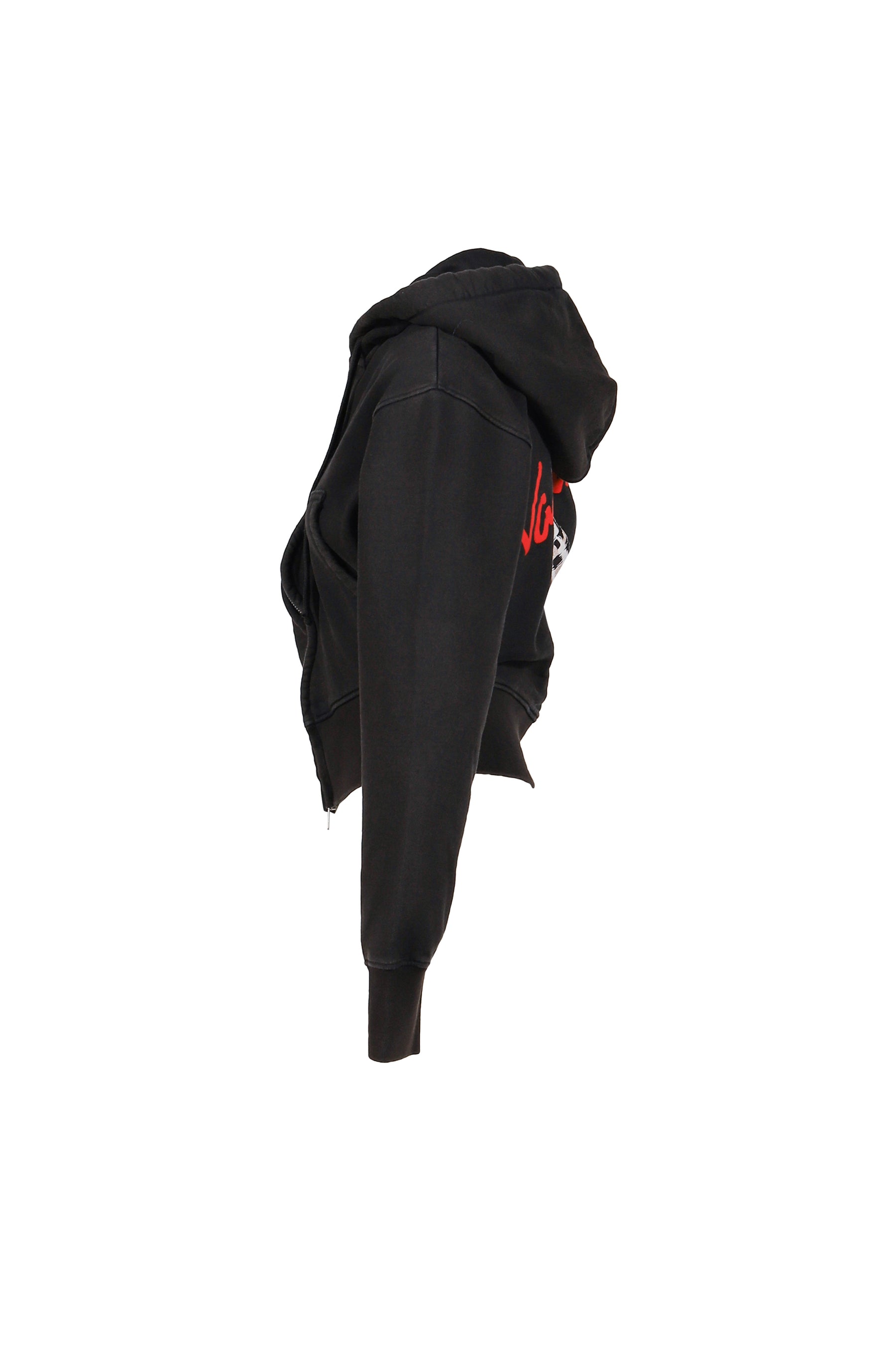 TWISTED HOODIE KNIT / BLACK 