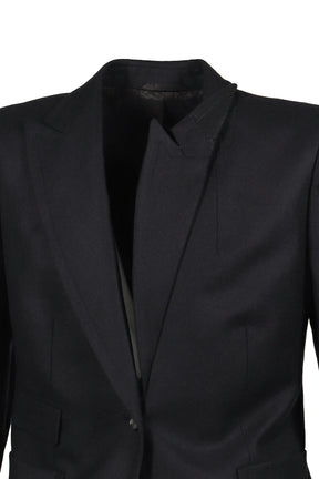 HIGH SHOULDER JACKET / BLK