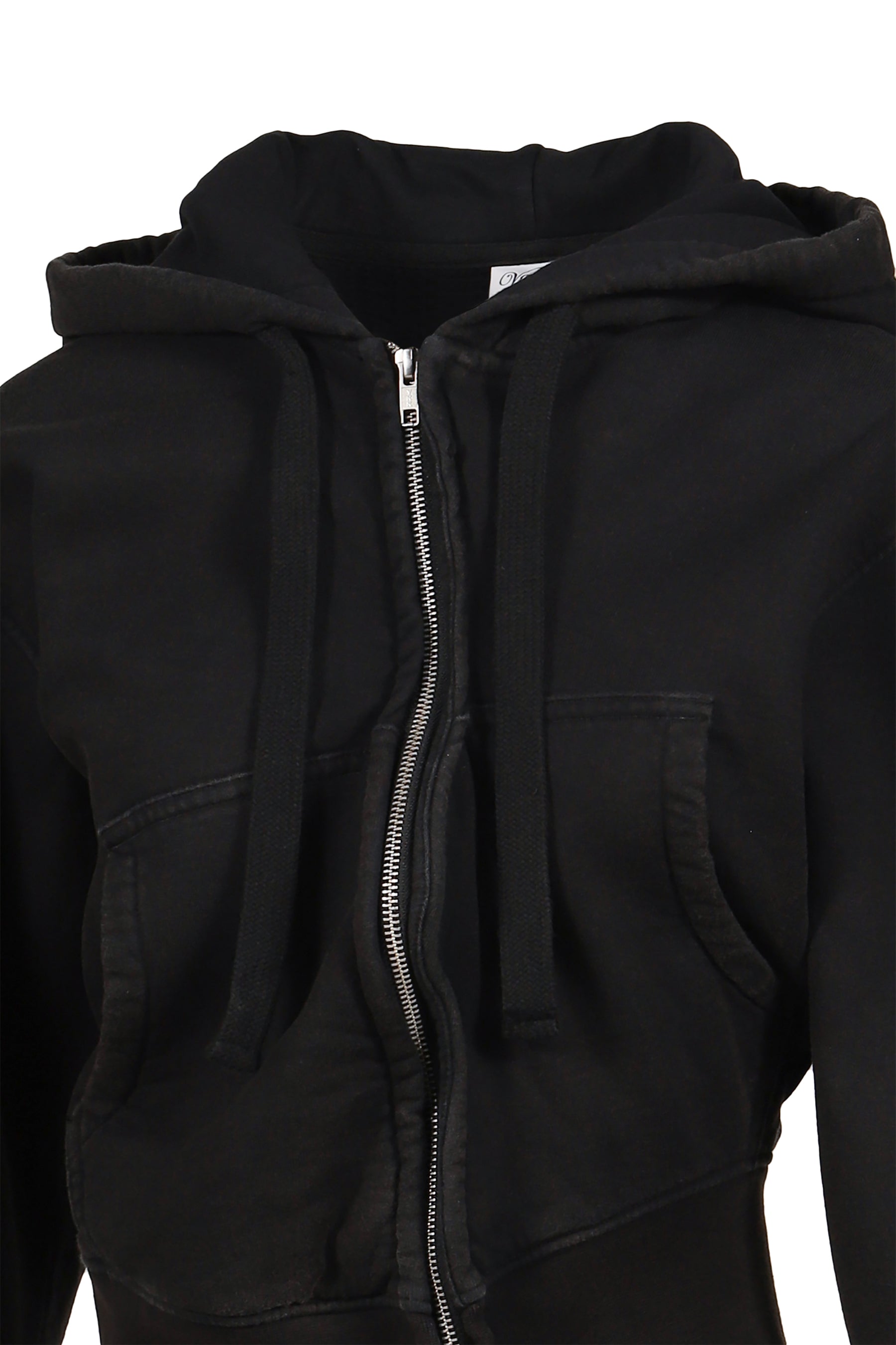 TWISTED HOODIE KNIT / BLACK 