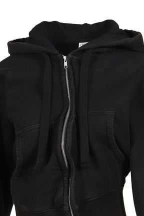 TWISTED HOODIE KNIT / BLACK 