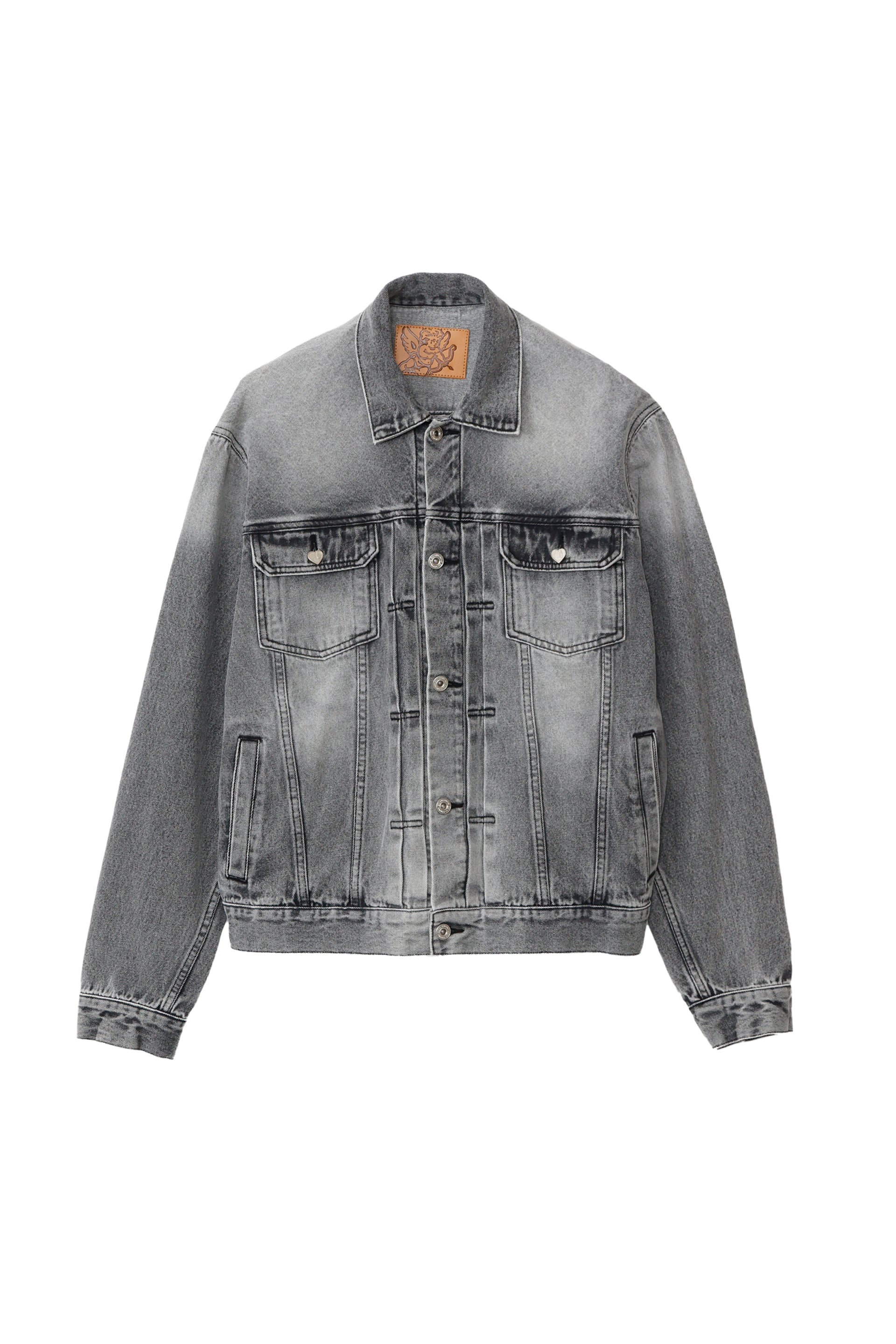 DENIM JACKET (EXCLUSIVE) / ACID BLK