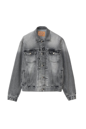 DENIM JACKET (EXCLUSIVE) / ACID BLK