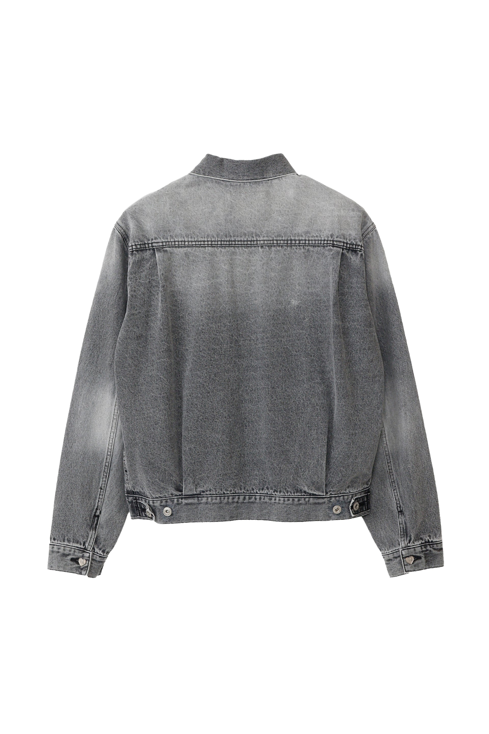 DENIM JACKET (EXCLUSIVE) / ACID BLK