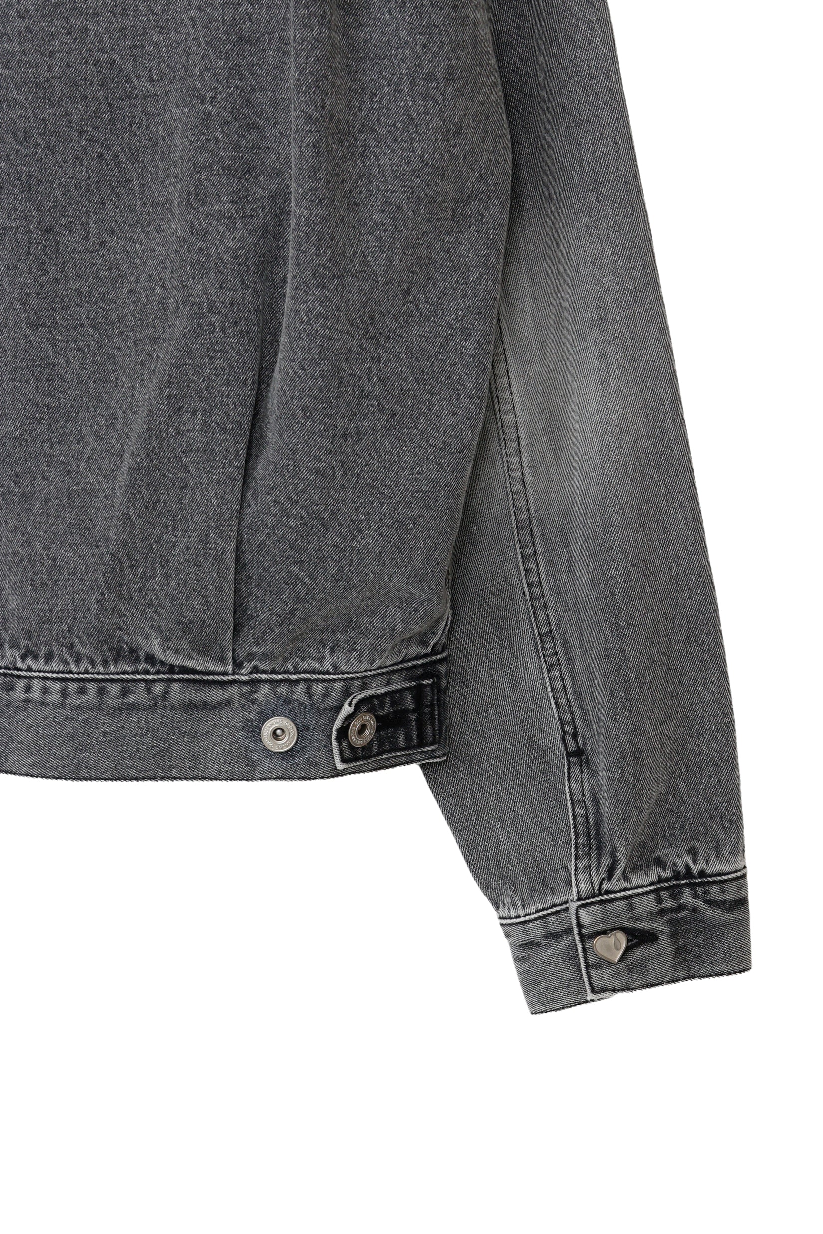 DENIM JACKET (EXCLUSIVE) / ACID BLK